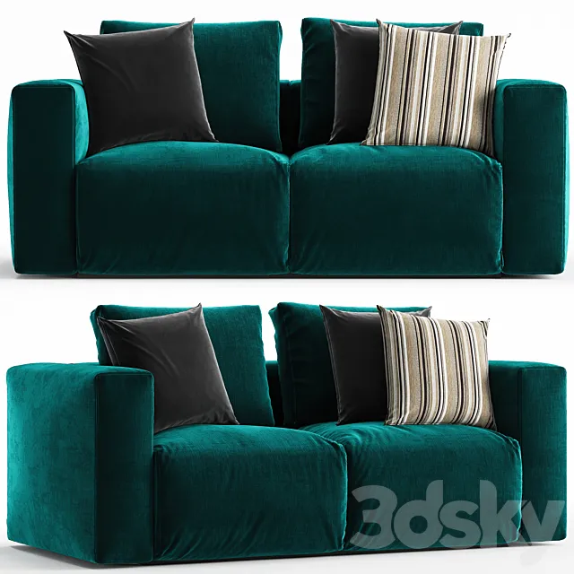 Zanotta Gamma Sofa 2 seats 3DModel