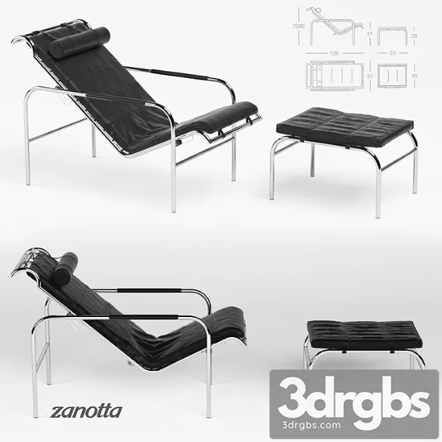 Zanotta genni 3D Model Free