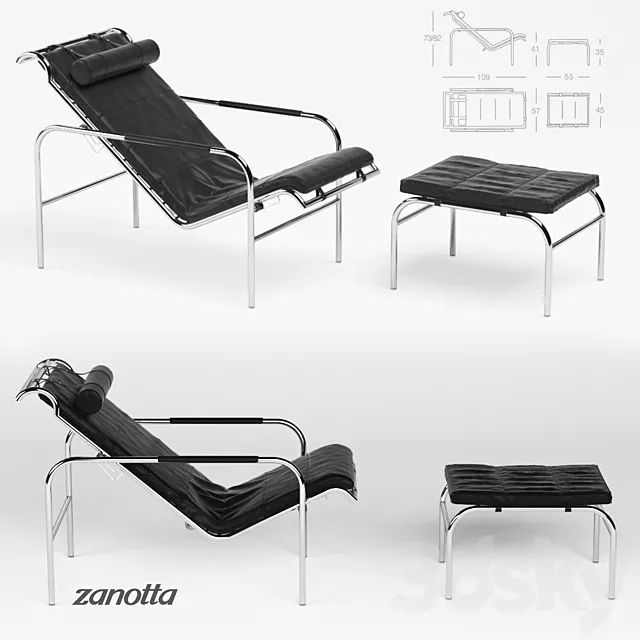 Zanotta GENNI 3D Model