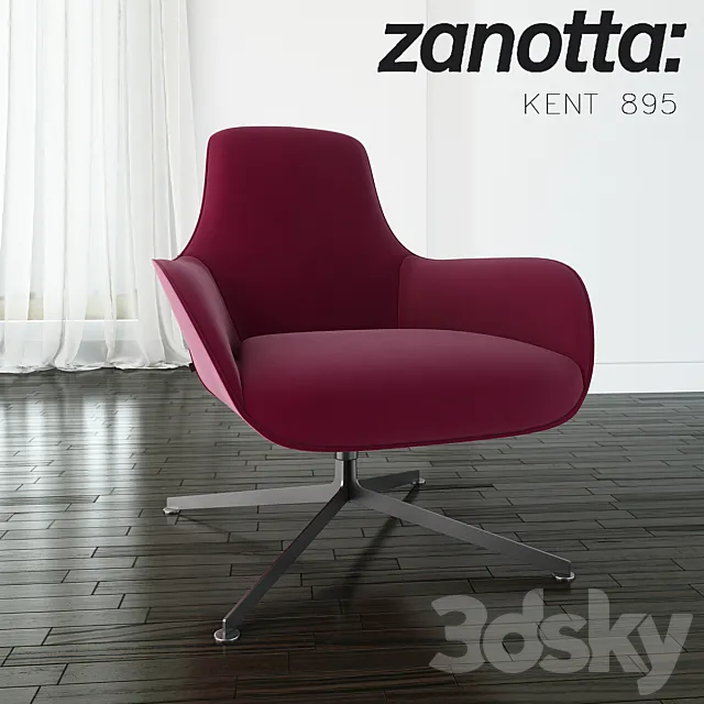 Zanotta - Kent 895 3D Model