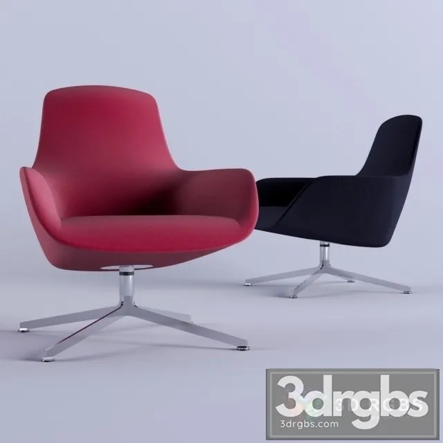Zanotta Kent Armchair 3D Model Free