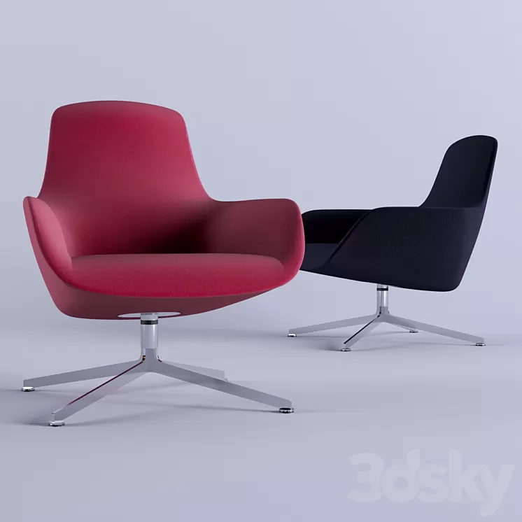 Zanotta Kent Armchair 3D Model