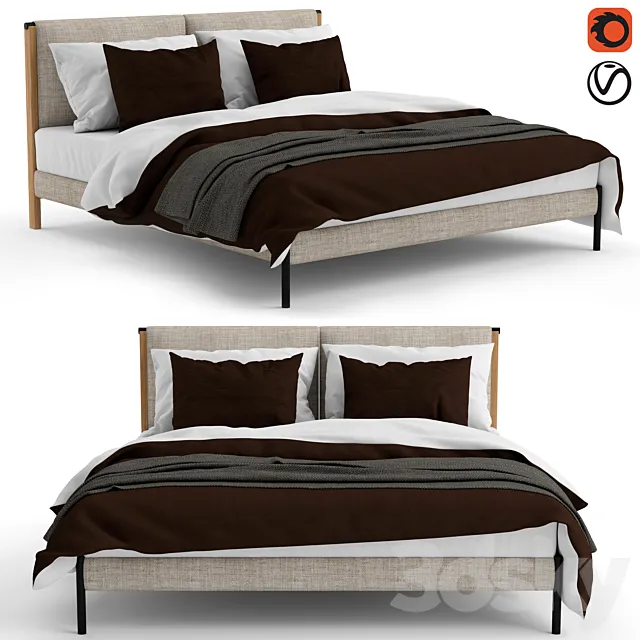 Zanotta ricordi bed 3DModel
