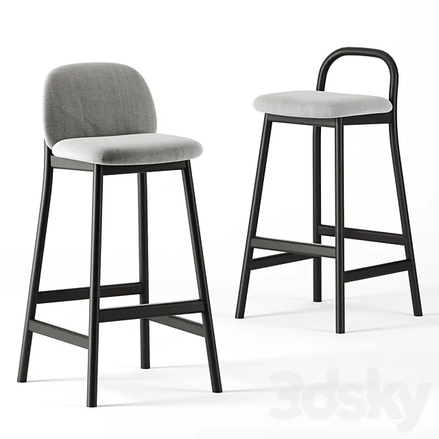 Zantilam bar stool by Verywood 3D Model