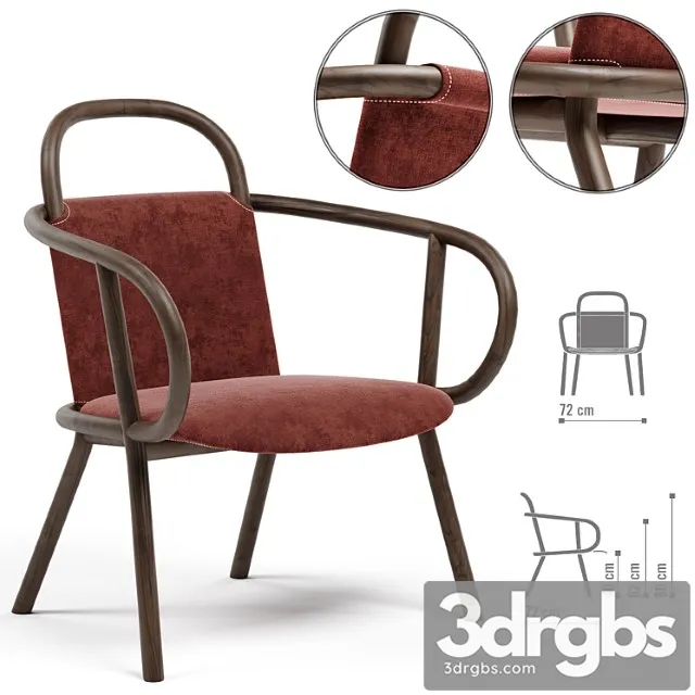Zantilam Lounge Armchair By Very Wood 3D Model Free