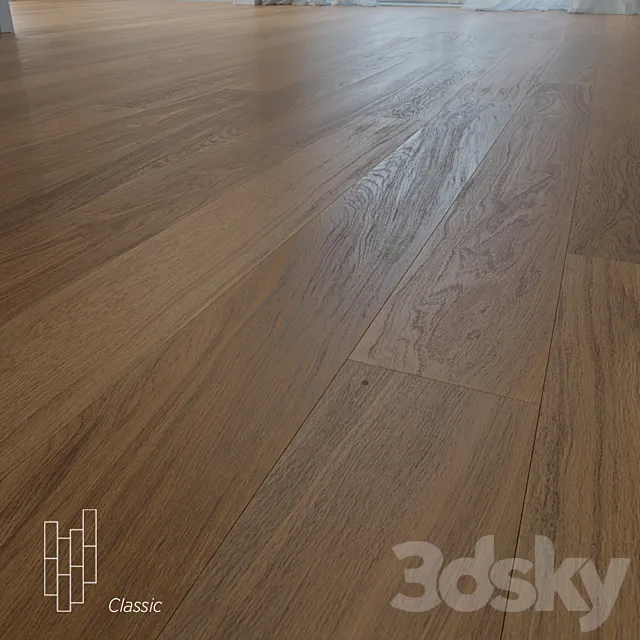 Zanzibar oak flooring 3DModel