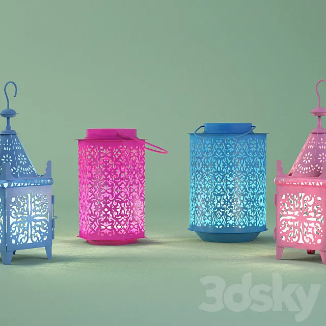 ZARA HOME _ Tealights 3D Model