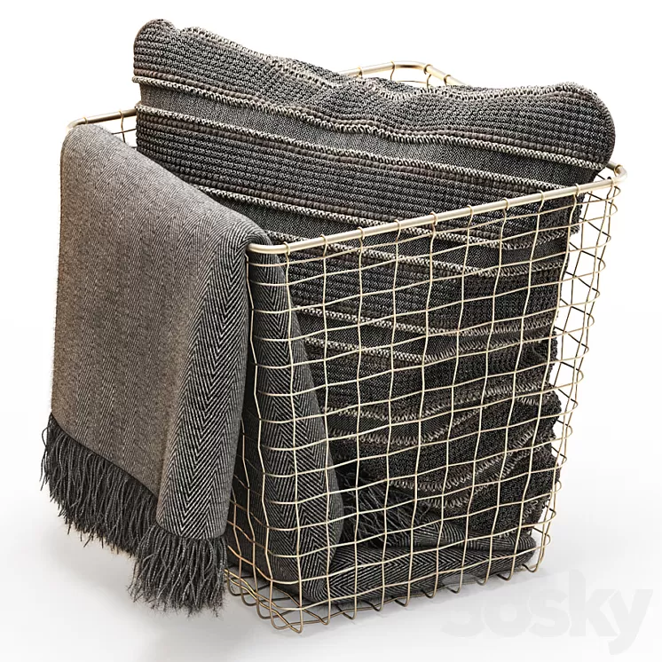 ZARA HOME basket 02 3D Model