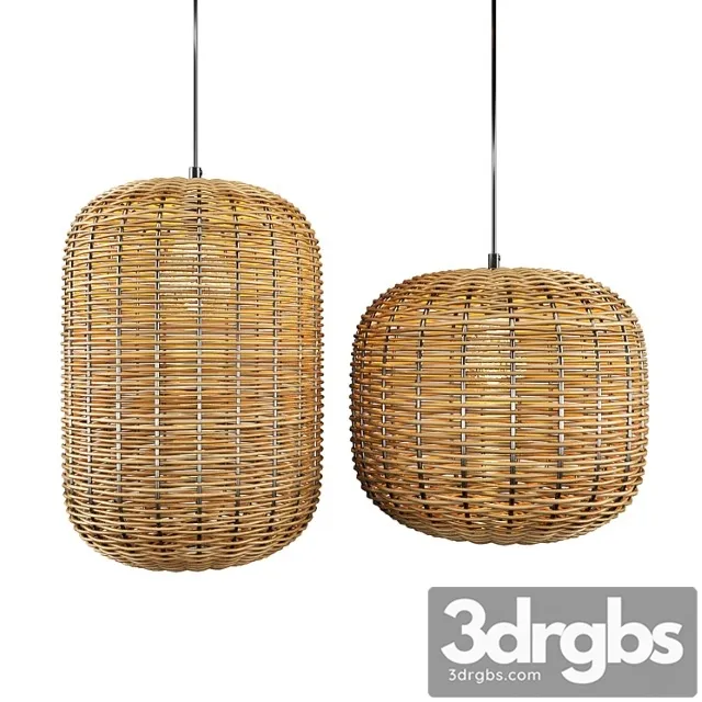 Zara home ceiling lamp 3D Model Download