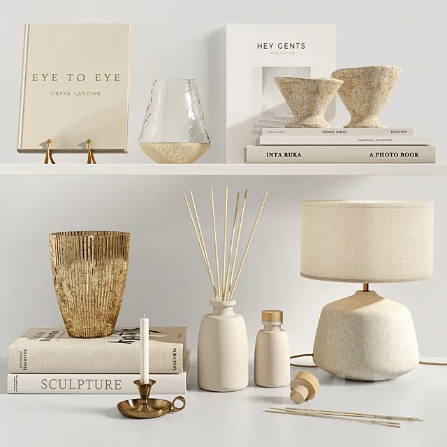 Zara Home Decor Set 03 3D Model