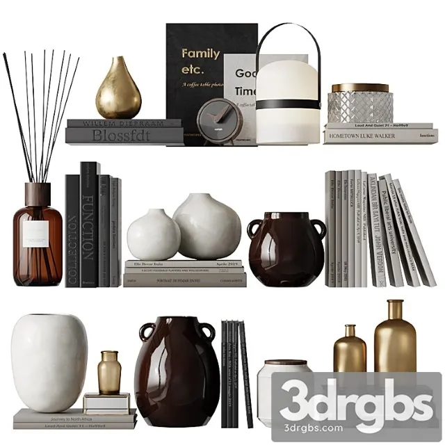 Zara Home Decor Set 2 3D Model Free