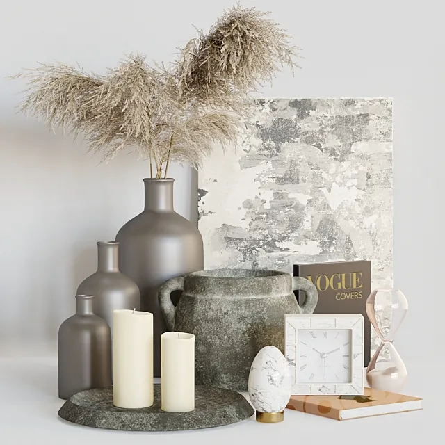 Zara Home Decor Set 3D Model