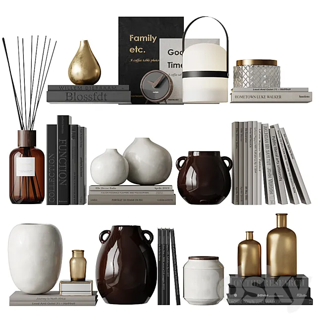 ZARA HOME Decor Set 3DModel