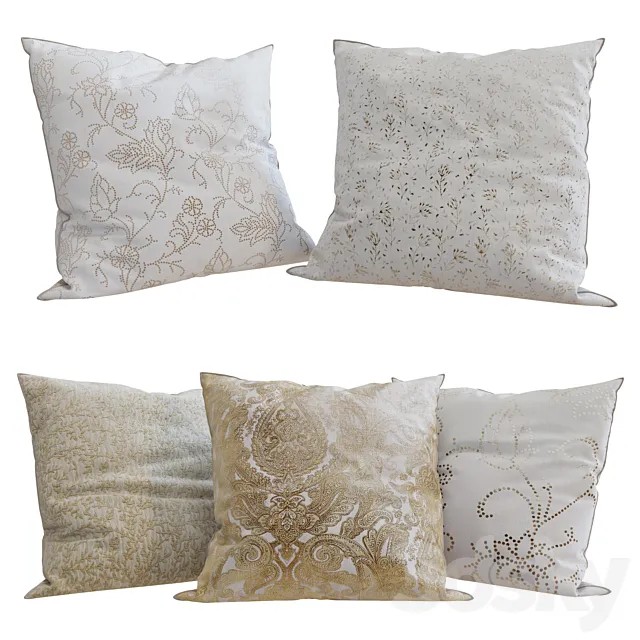 Zara Home – Decorative Pillows set 48 3D Model