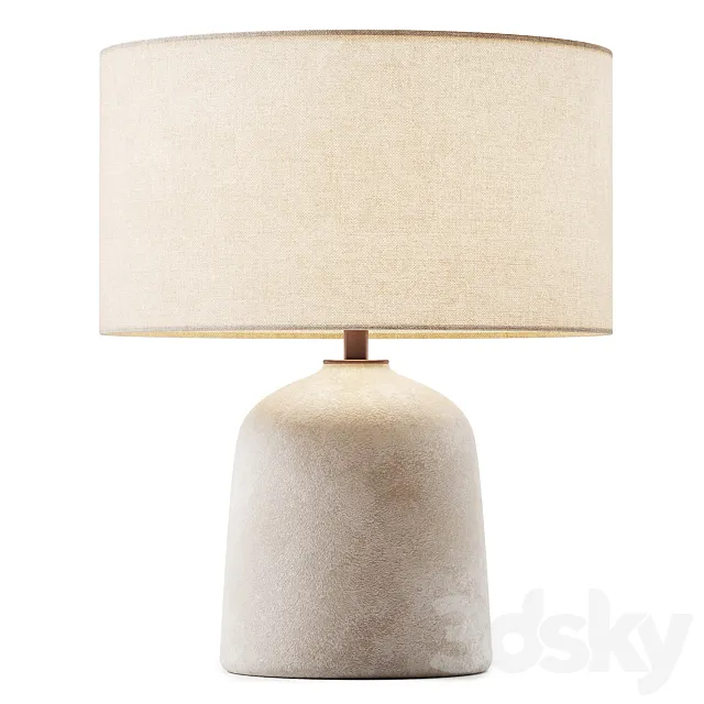 Zara Home LAMP BASE CERAMIQUE 3D Model