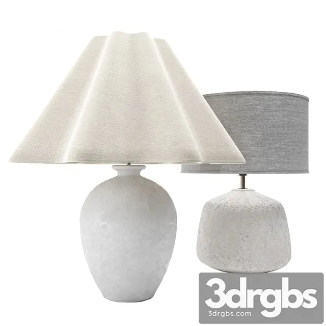 Zara Home Lamps Set 3D Model Free