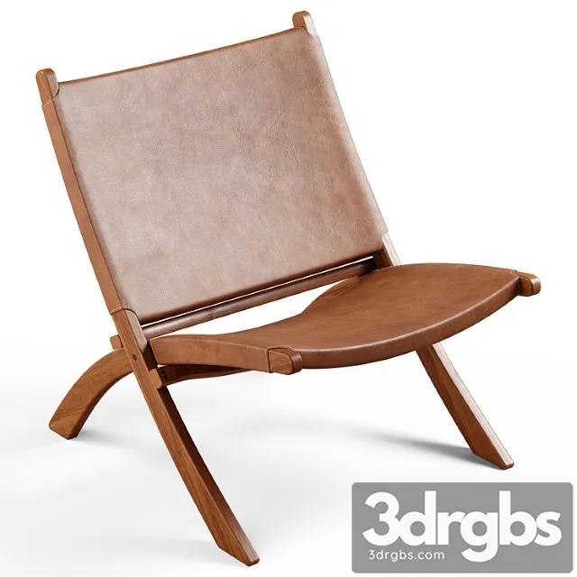 Zara home - leather folding chair