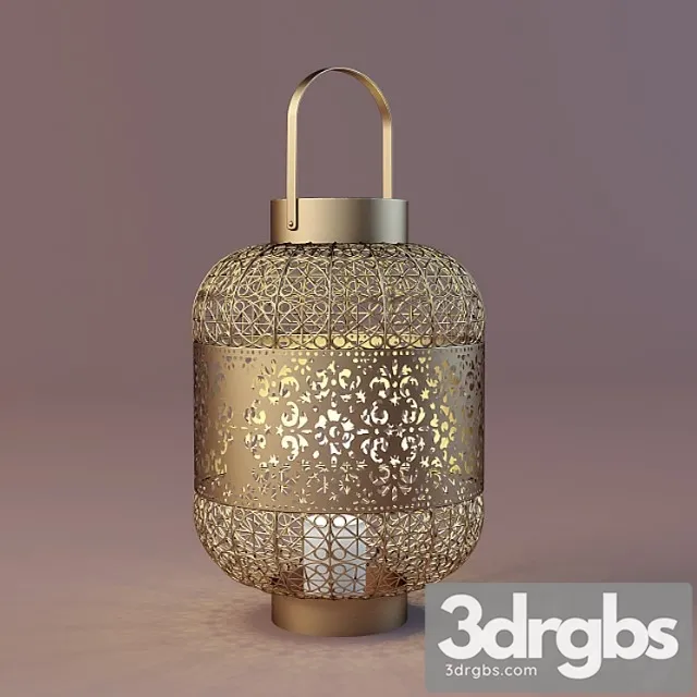 Zara Home Paulina Lantern 3D Model Free