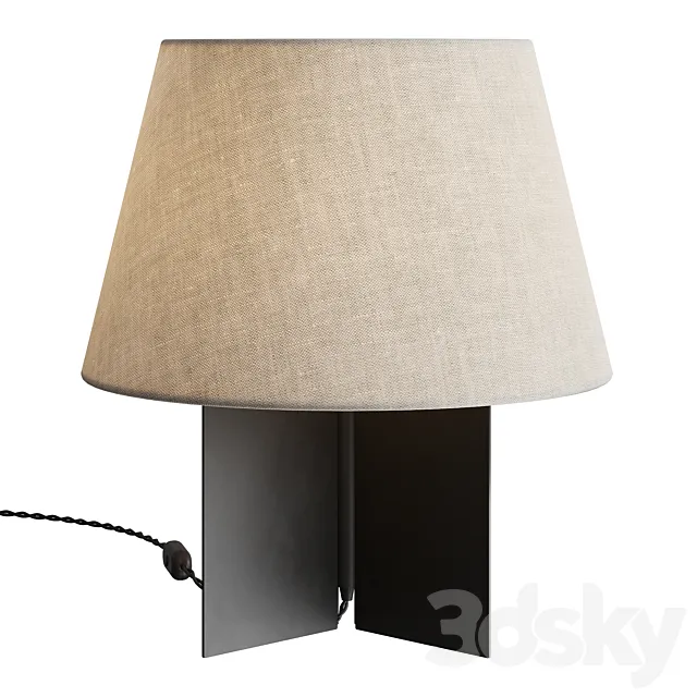 Zara Home Table Lamp 01 3D Model