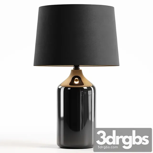 Zara home - the black ceramic base lamp