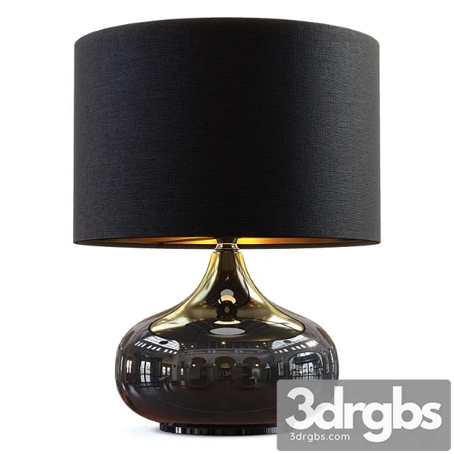 Zara home - the black ceramic lamp 3D Model Free