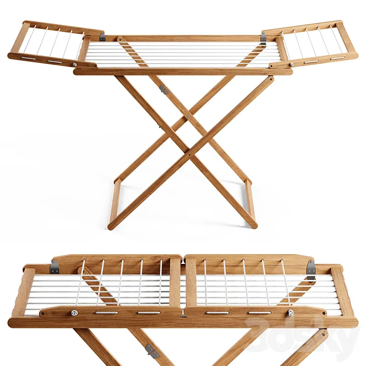 Zara Home – The folding linen dryer 3D Model Free Download