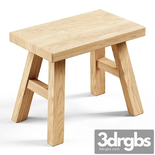 Zara Home The Small Stool 3D Model Free