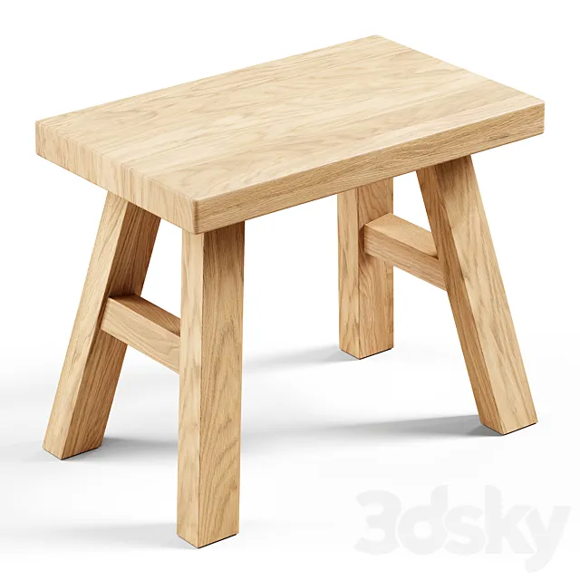Zara Home - The small stool 3D Model