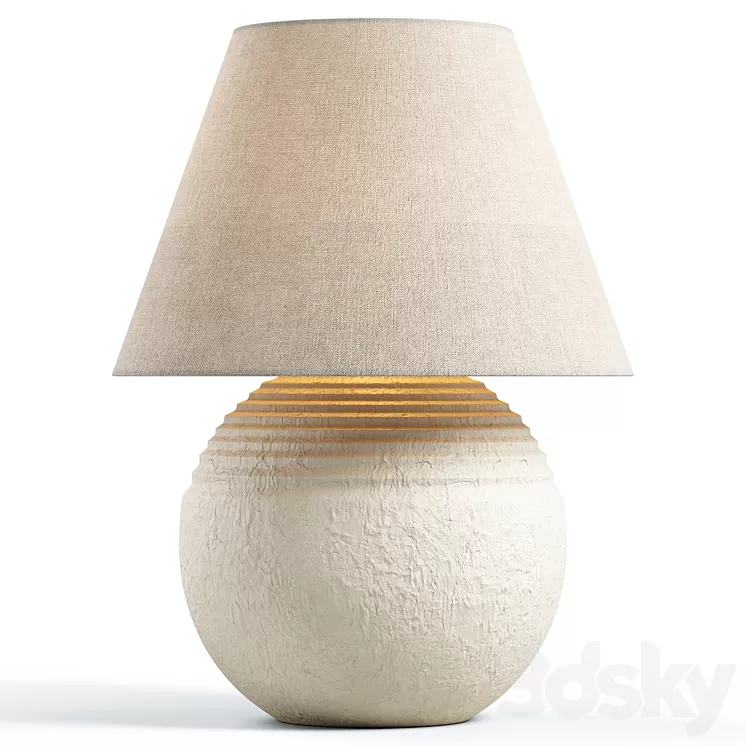 Zara Home - The terracotta lamp 3D Model Free