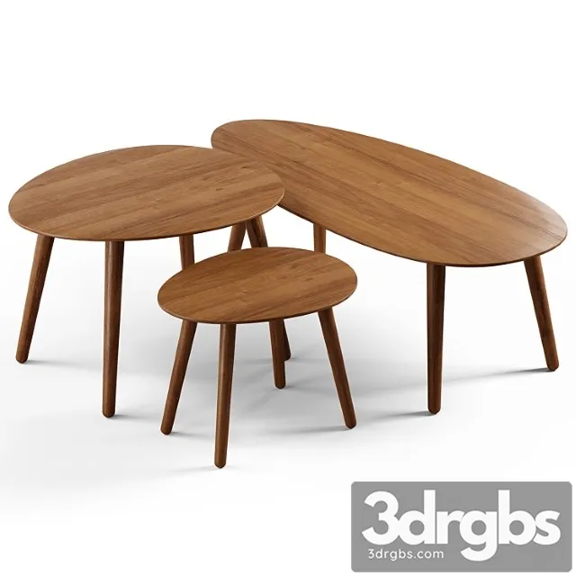 Zara home - the wooden table with beveled corners