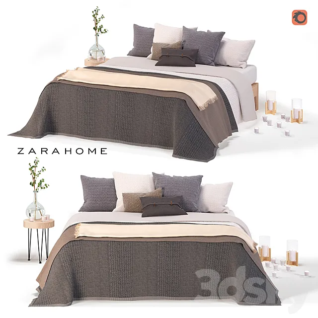 Zara Home_ Linens 3DModel