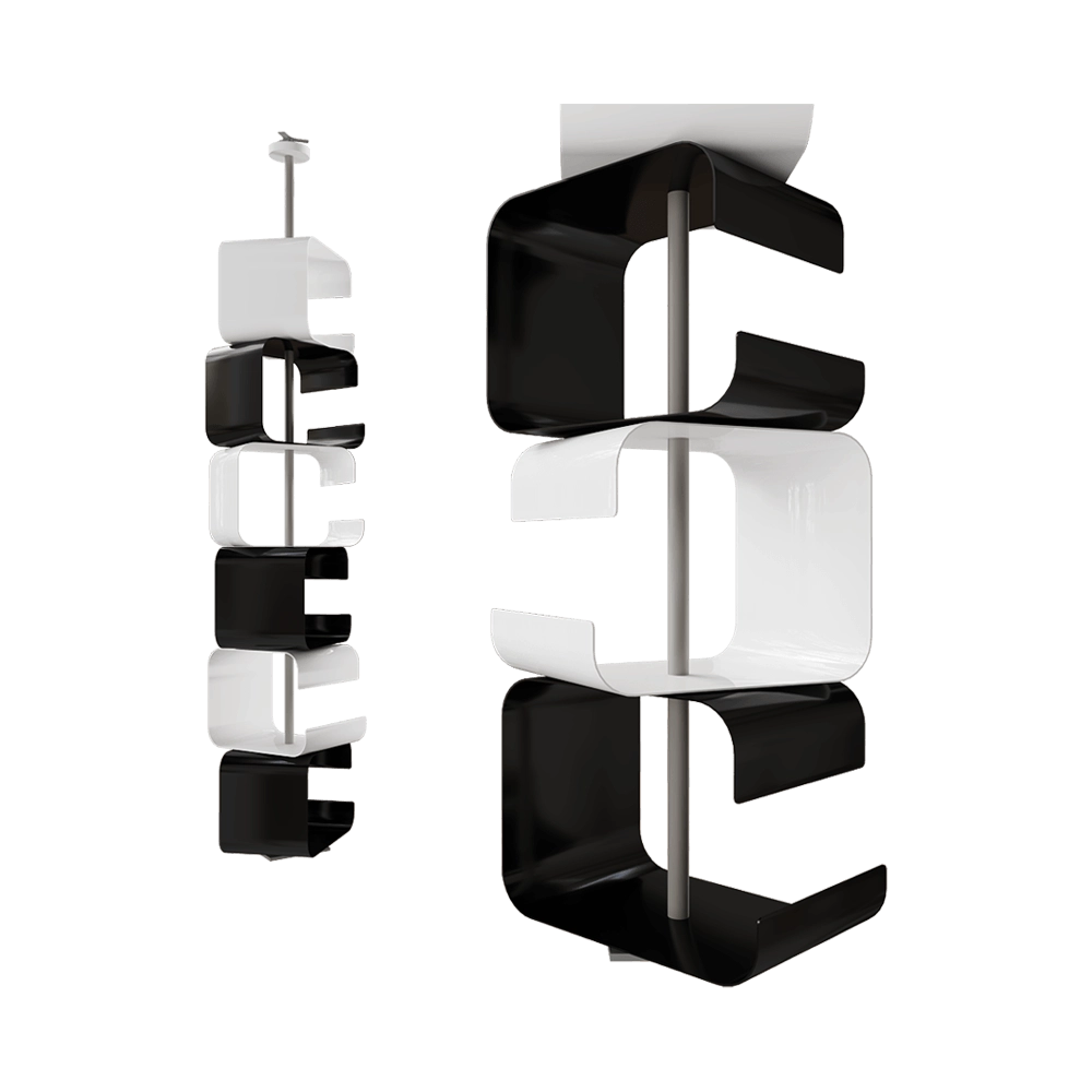 Zava - Bookshelf Tico Small 3D Model