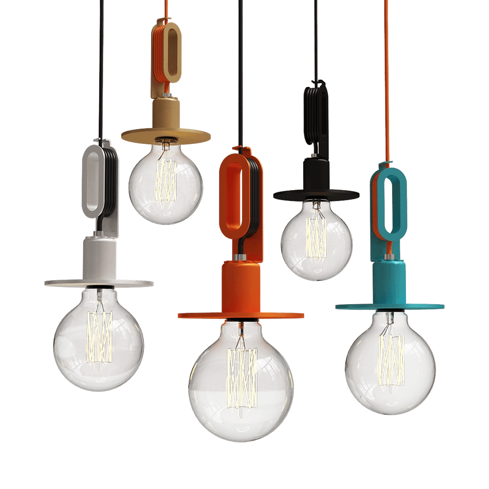 Zava - Driyos Naked Suspension Lamp 3D Model