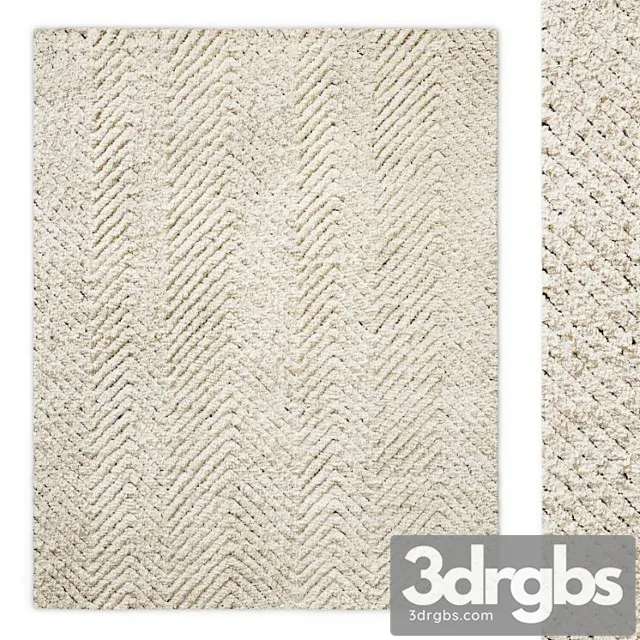 Zaza performance hand-knotted rug restoration hardware 3D Model Free