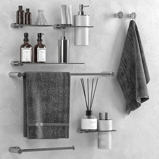 Zazzeri bathroom accessories 3DModel