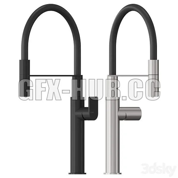 ZAZZERI Q316 Kitchen Faucet 3D Model