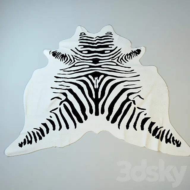 Zebra skin 3DModel