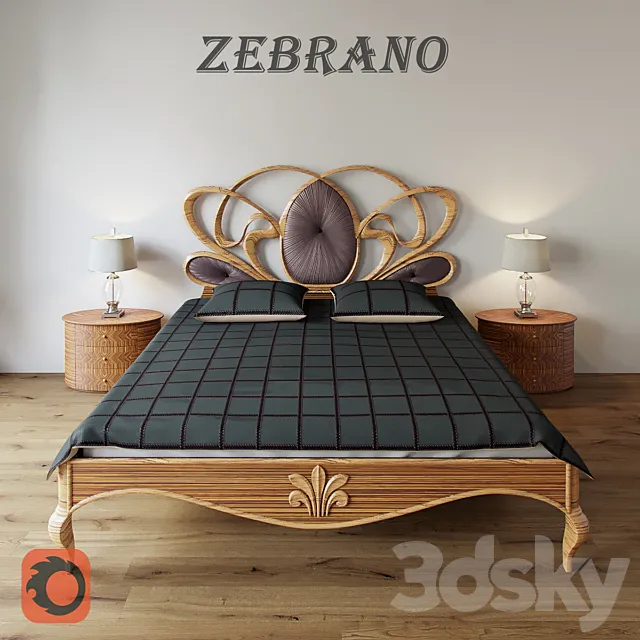 Zebrano 3DModel