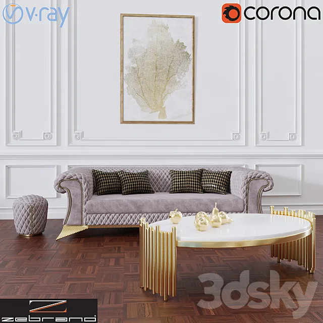 Zebrano Casa DAIMON Sofa Free Download