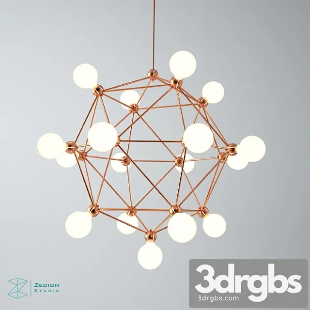 Zed Ceiling Lamp 05 3D Model Free