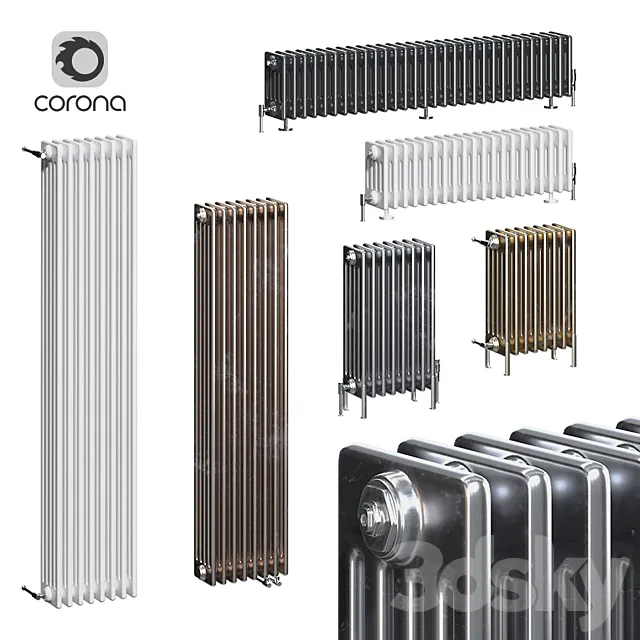 Zehnder Charleston radiators 5C 3DModel