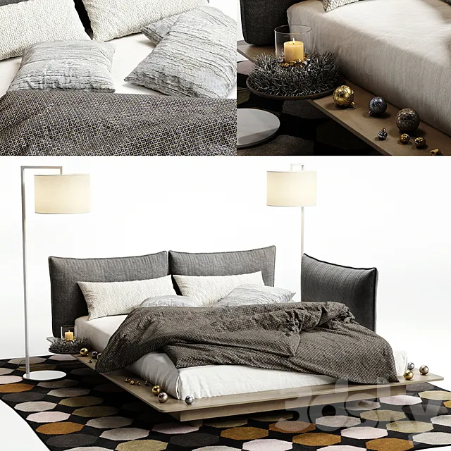 ZEITRAUM YOMA Bed 3D Model