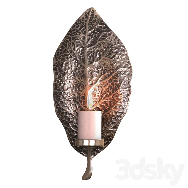 Zelkova Wall Sconces S _ 2 3D Model