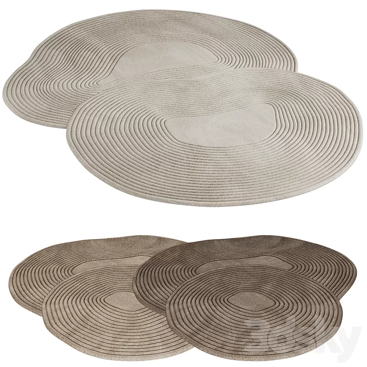 Zen Carpets by Bolia 3D Model