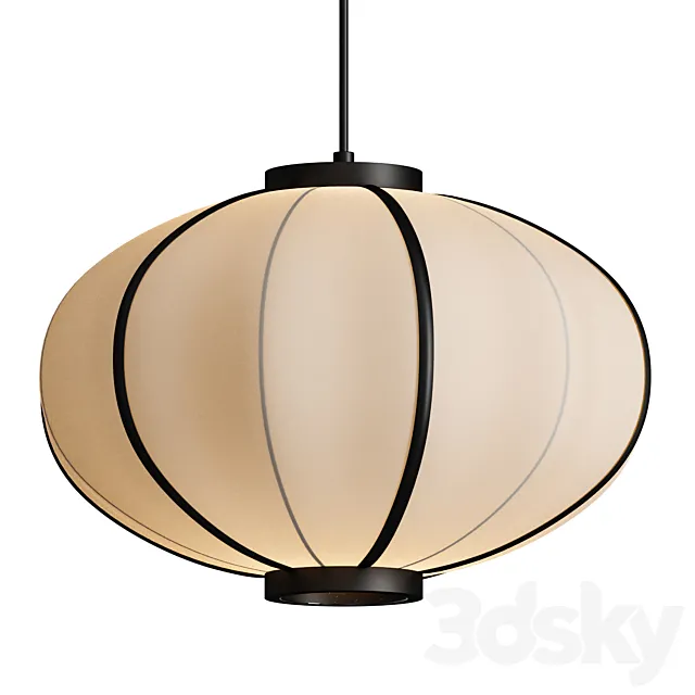 zen pendant lamp 3D Model
