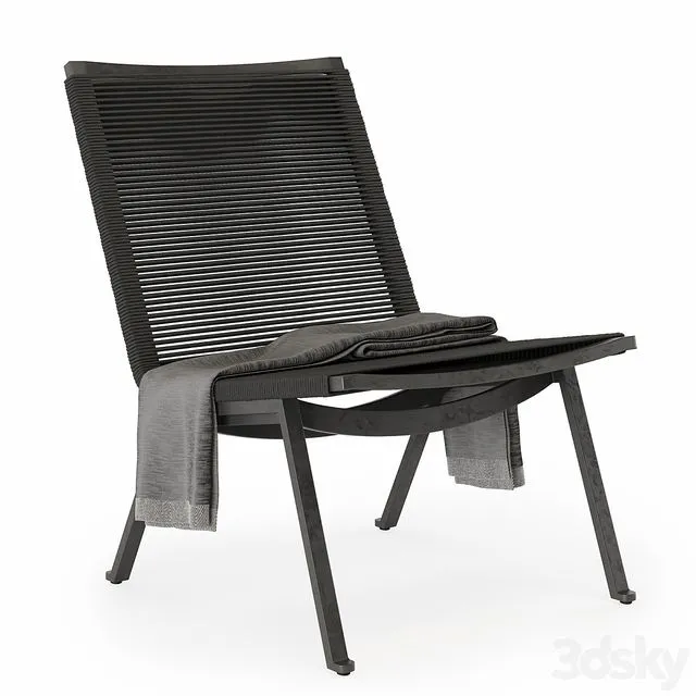 Zenith Outdoor Side Chair 3D Model