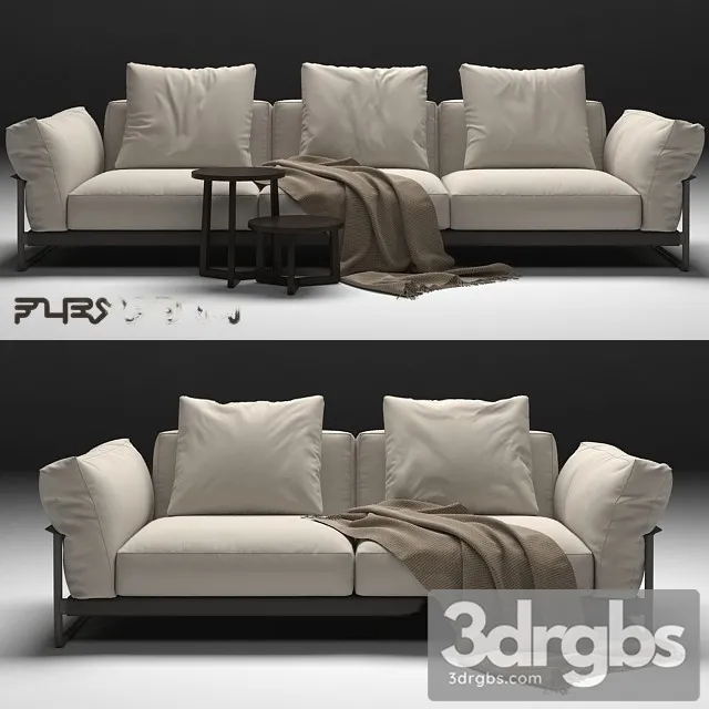 Zeno Light Sofa Flexform 3D Model Free