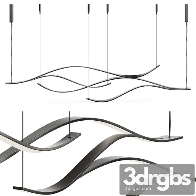 Zenqdesigns Creative Abstract Chandelier 2 3D Model Free