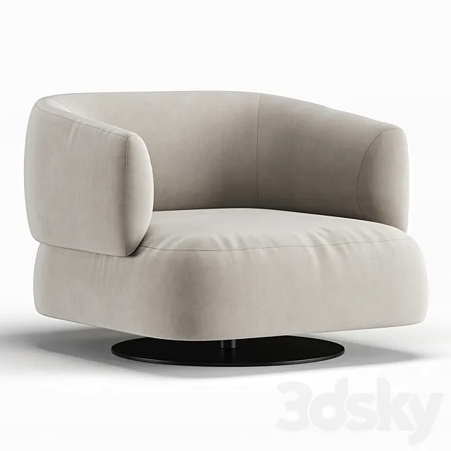 Zeppelin Armchair 3D Model