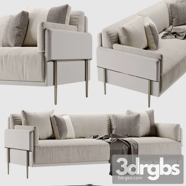 Zero Divan Sofa 3D Model Free